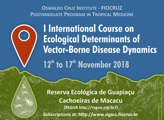 Several FMEL faculty and staff members will be travelling to Brazil this month to participate in the I International Course on Ecological Determinants of Vector-Borne Disease Dynamics. Barry Alto, Derrick Mathias, Phil Lounibos, Jorge Rey, and Tanise Stenn will be offering lectures as well as field and laboratory exercises during the course.