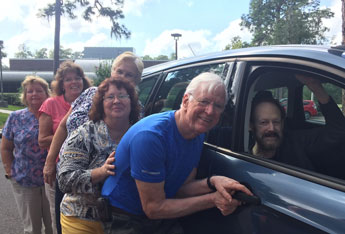 On October 1st we had a surprise visit from Dr. Jim Maruniak! The line was across the parking lot with folks waiting to catch up with him. We love our #UFBugs family! 