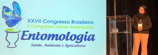 Dr. Paula-Moraes participated in the Brazilian Entomology Meeting.
