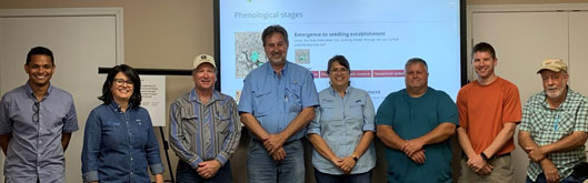 Dr. Paula-Moraes organized a meeting with an advisory group of producers and county Extension agents to present the first version of the App Cotton Pests in Florida and receive suggestions for improvements.